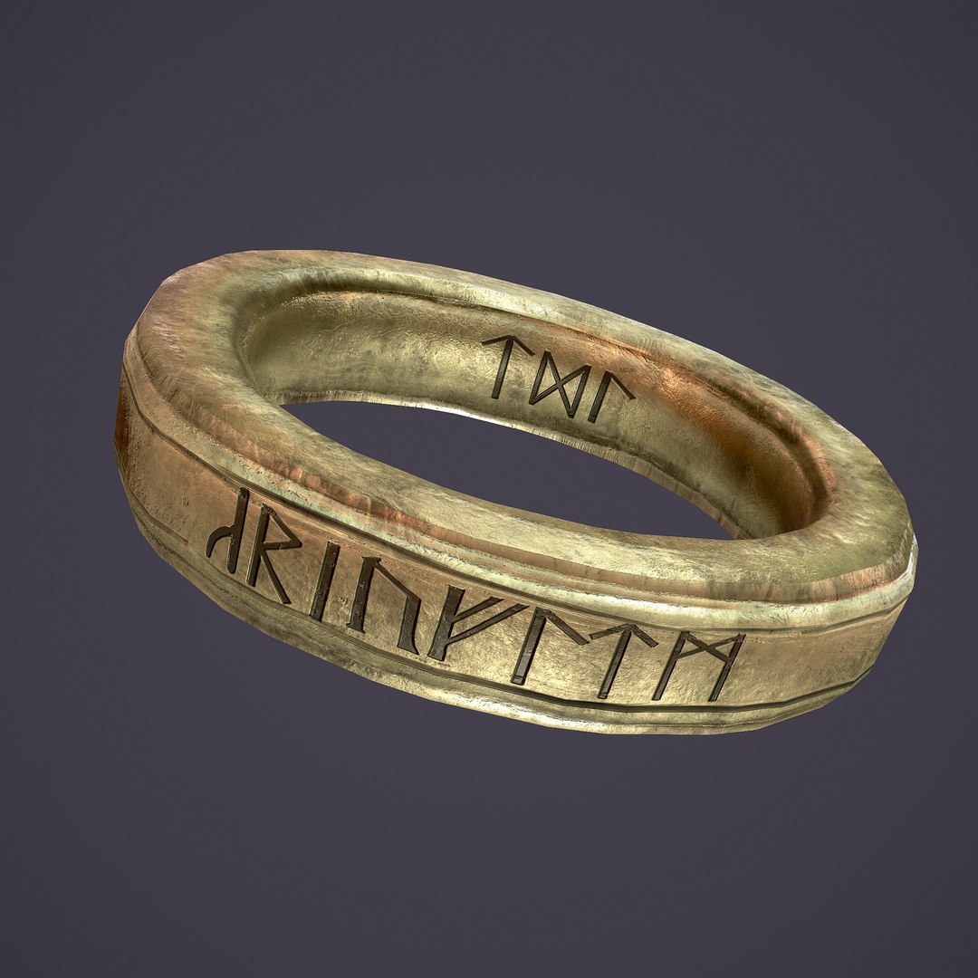 Medieval ring 3D model - TurboSquid 1517173