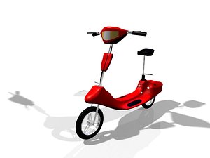 3d scooter model