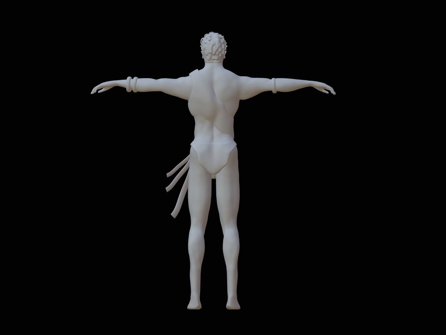 3D Primitive Man Character Model - TurboSquid 1995108