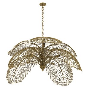 Taormina Brass Chandelier by Currey Company1