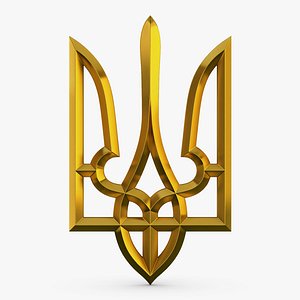 3D Ukraine State Emblem M 1