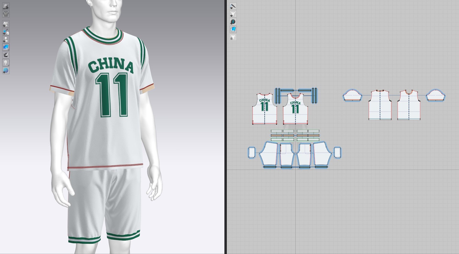 Basketball Outfit - Easy Fit 3D model