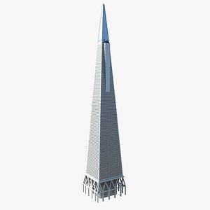 3D Transamerica Pyramid model