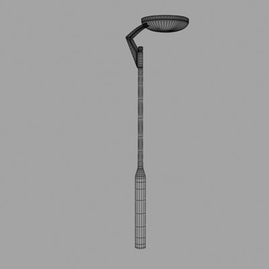 3d Model Street Solar Light