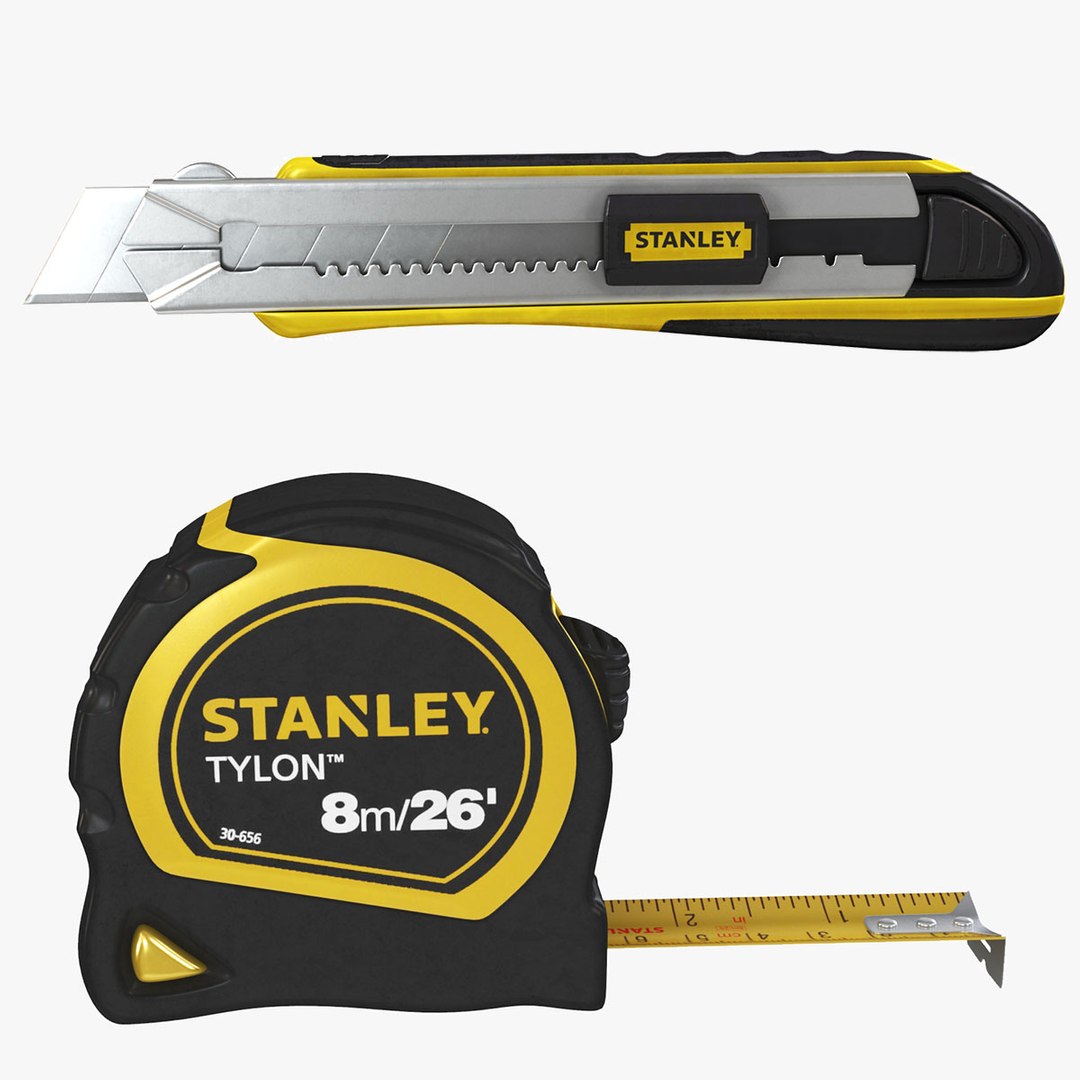 Tape Measure And Paper Cutter Collection Model TurboSquid 2051416