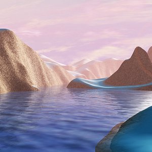 atmosphere effects landscapes materials water 3d max