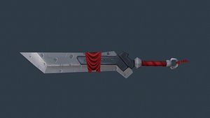 Hand Painted Fantasy Sword