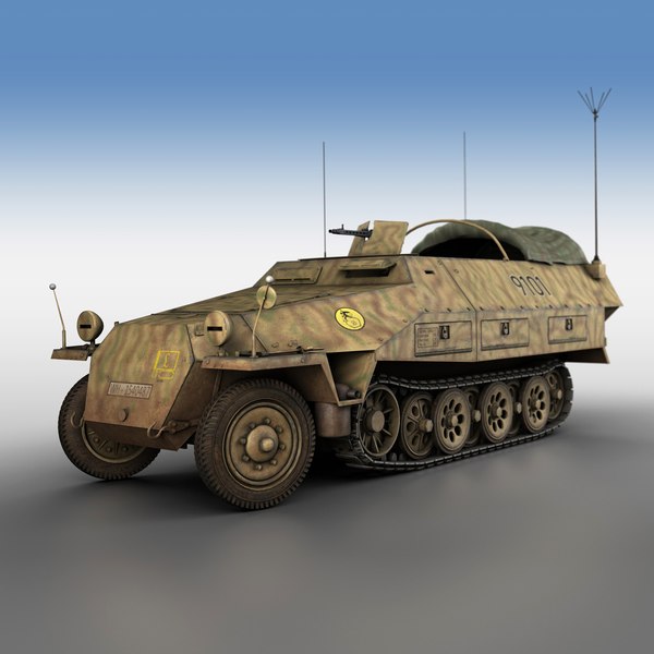 SD.KFZ 251/3 Ausf.D - ハーフトラック - 91013Dモデル