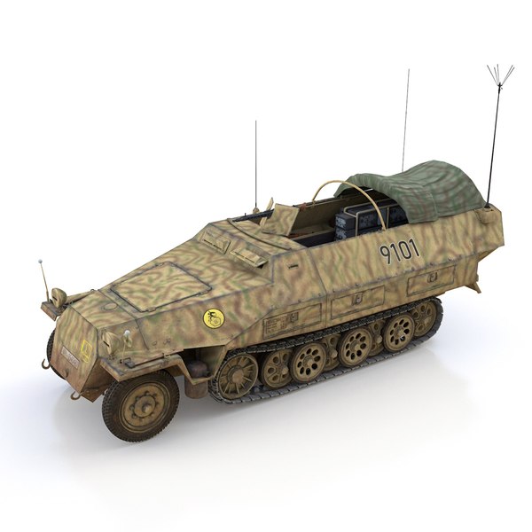 Sd kfz 3 ausf 3D - TurboSquid 1381031