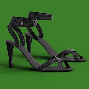 Black Strappy Heels