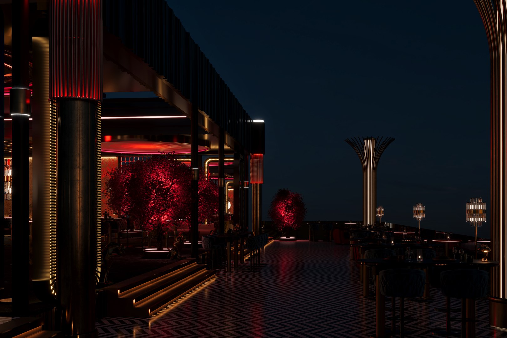 3D VIP CLUB BAR PUB RESTAURANT SCENE - TurboSquid 2266655