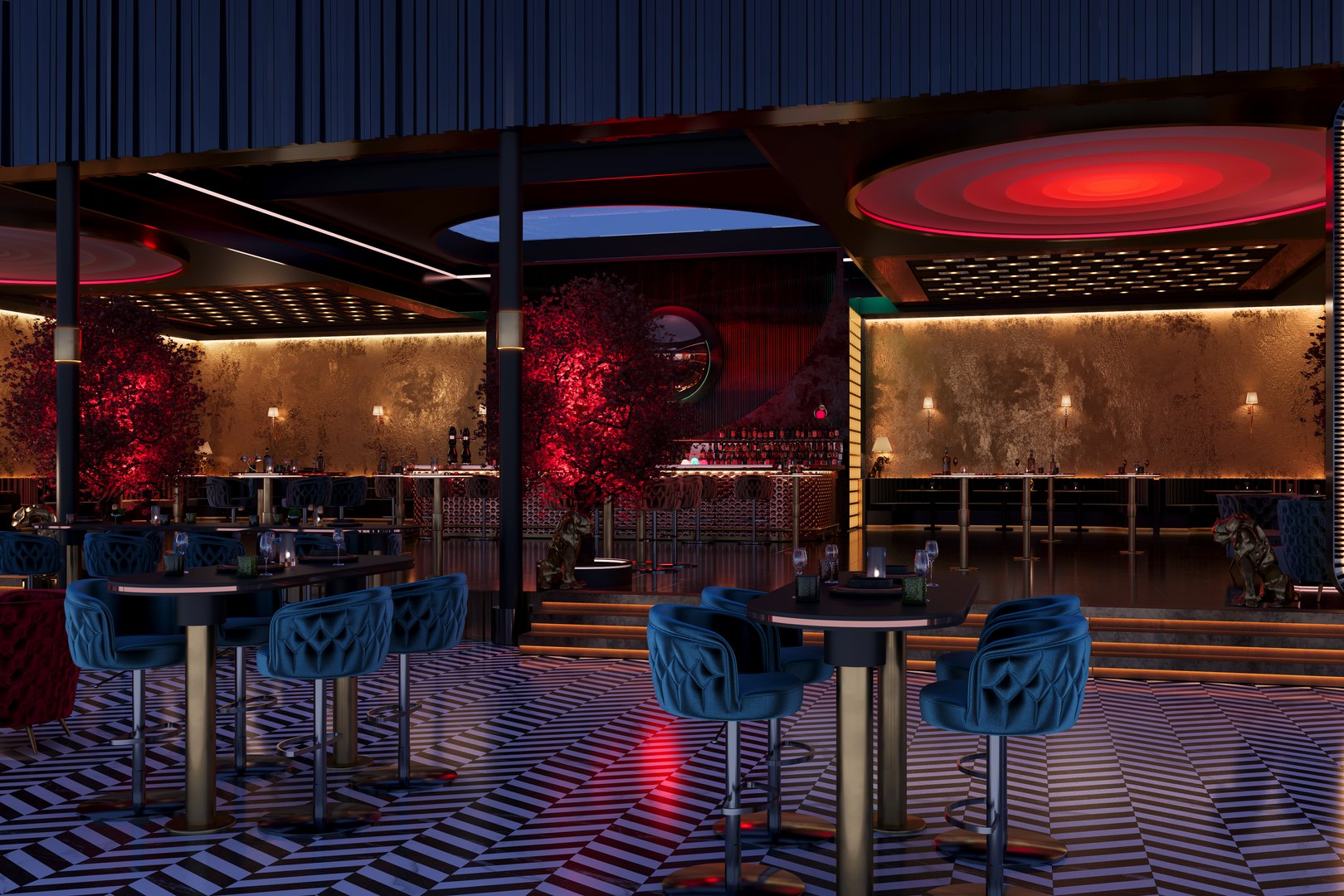 3D VIP CLUB BAR PUB RESTAURANT SCENE - TurboSquid 2266655