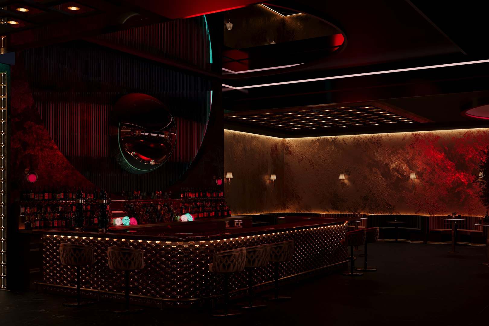3D VIP CLUB BAR PUB RESTAURANT SCENE - TurboSquid 2266655