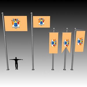 3d flag u