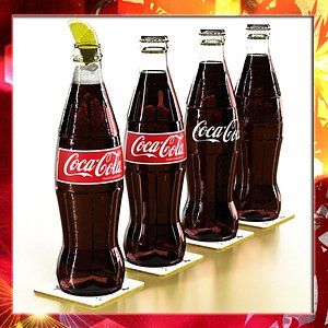 Coke - Coca Cola Glass Bottle.