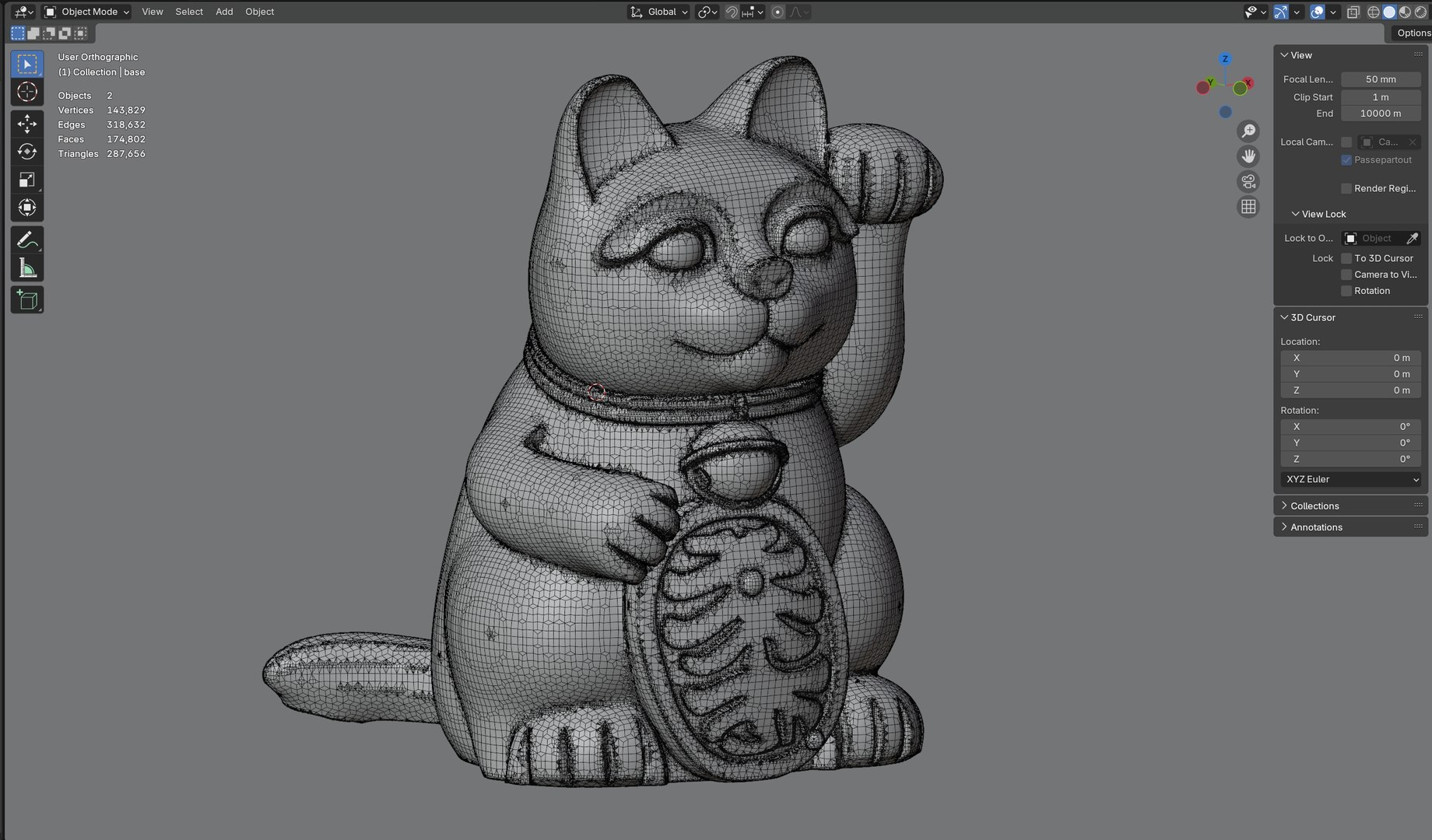 Lucky cat statue model https://p.turbosquid.com/ts-thumb/9q/VUFi3p/DZ/wire/jpg/1752986980/1920x1080/fit_q87/49d62cbf7c73f23ff3474ceee9d78ad822873a07/wire.jpg