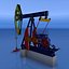 oil pump jack 3d c4d