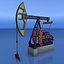 oil pump jack 3d c4d