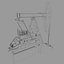 oil pump jack 3d c4d