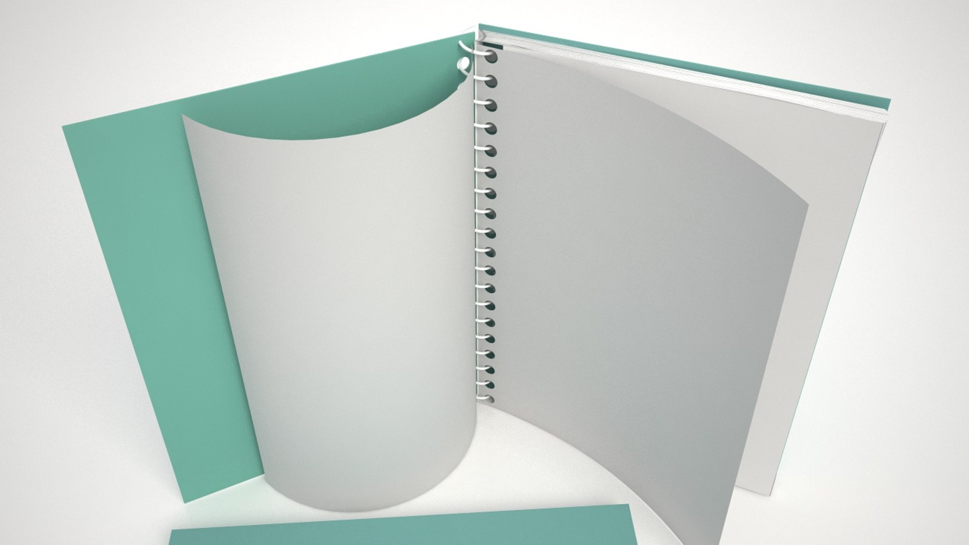 Paper notebook 3D - TurboSquid 1522299