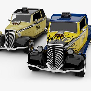 3D Unity 3D Generic HotRod RAT Taxi