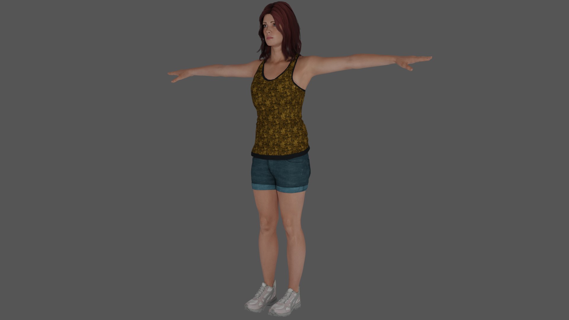 3D Rigged Female Character 22 Model - TurboSquid 1742308