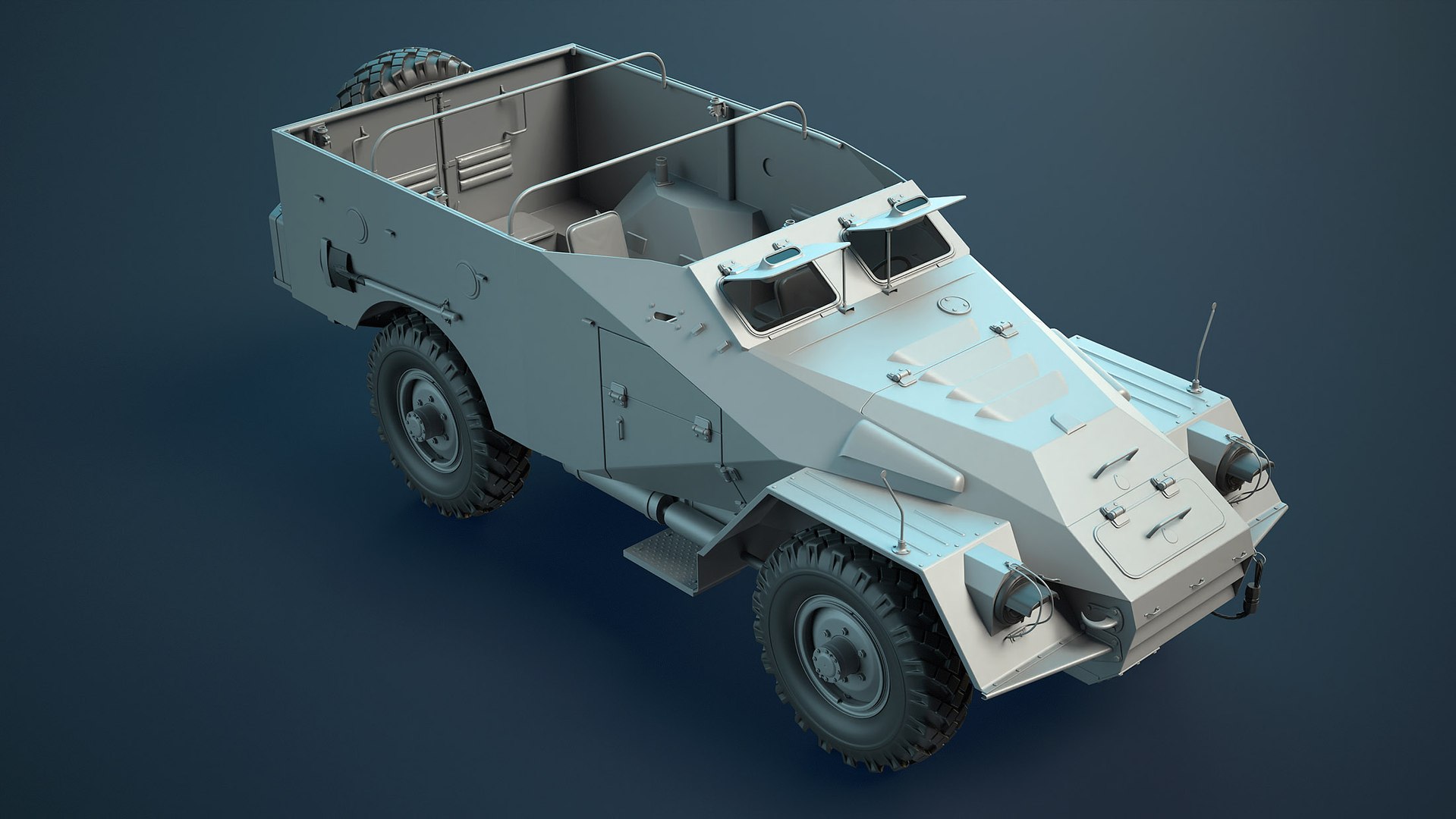 3D BTR-40 High-Poly Model - TurboSquid 2083837