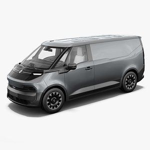 3D Renault Trafic e-tech 2027 with interior