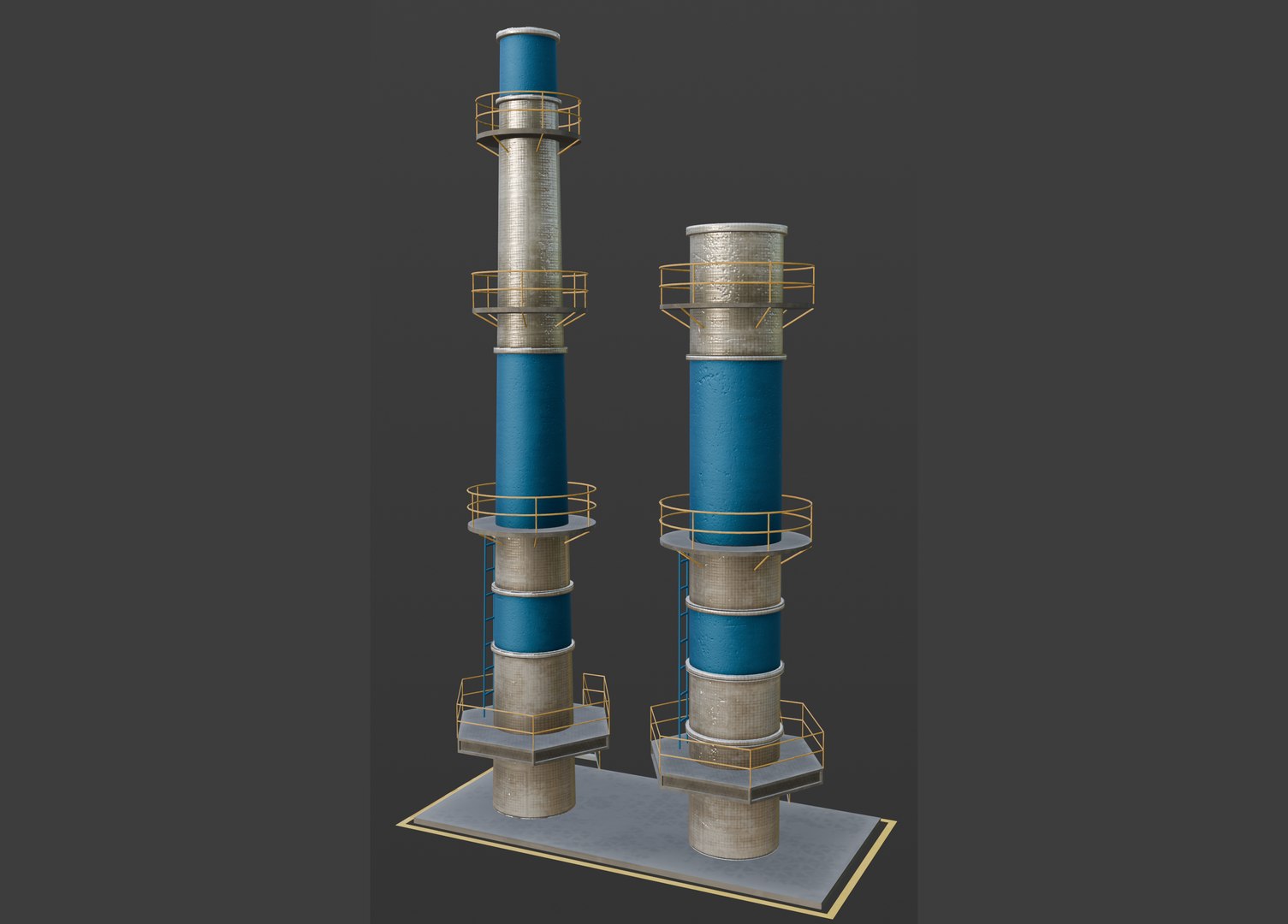 Industrial Distillation Column Towers 3D https://p.turbosquid.com/ts-thumb/9q/mzXr8V/mT/01xiaoguotu/png/1784103497/1920x1080/fit_q87/33e13a69fae9064d1df8d53fb4ca41d98917c778/01xiaoguotu.jpg