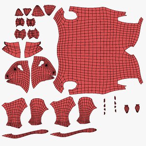 3D base mesh bull model
