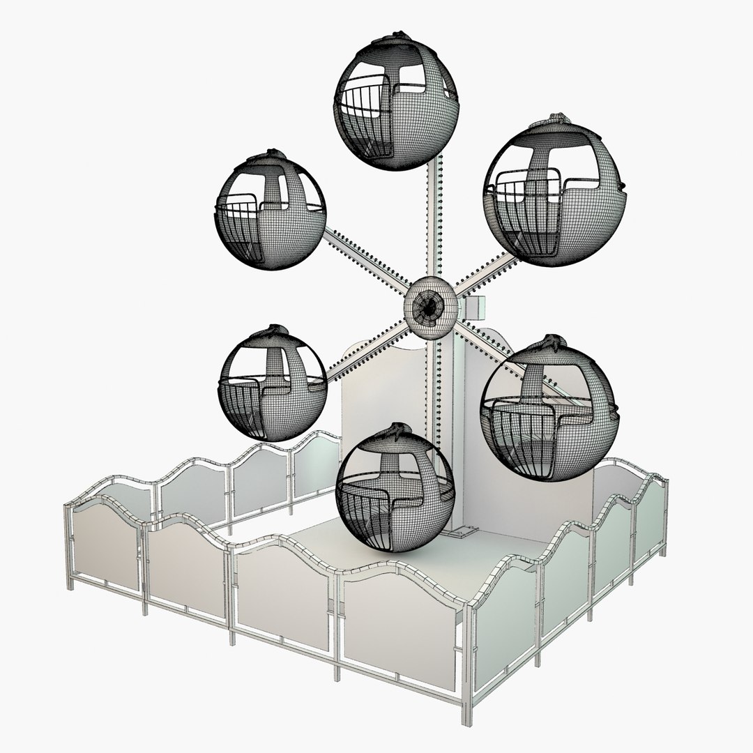 Carousel Kids 3d Max