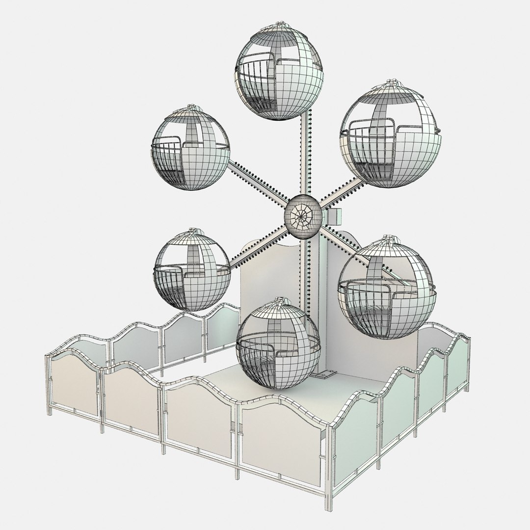 Carousel Kids 3d Max