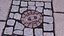 Hydrant street cover 02 high-poly 3D model