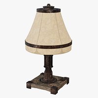 Rustic Industrial Table Lamp