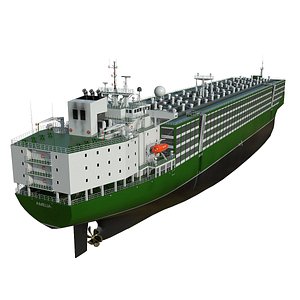 vessel livestock carrier 3D model