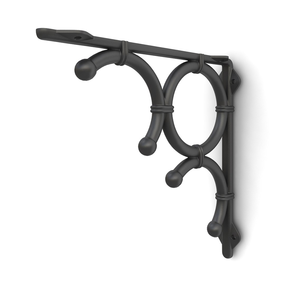 Cast Iron Shelf Bracket 3D TurboSquid 1622371