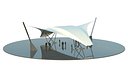 Futuristic Tensile Pavilion 3