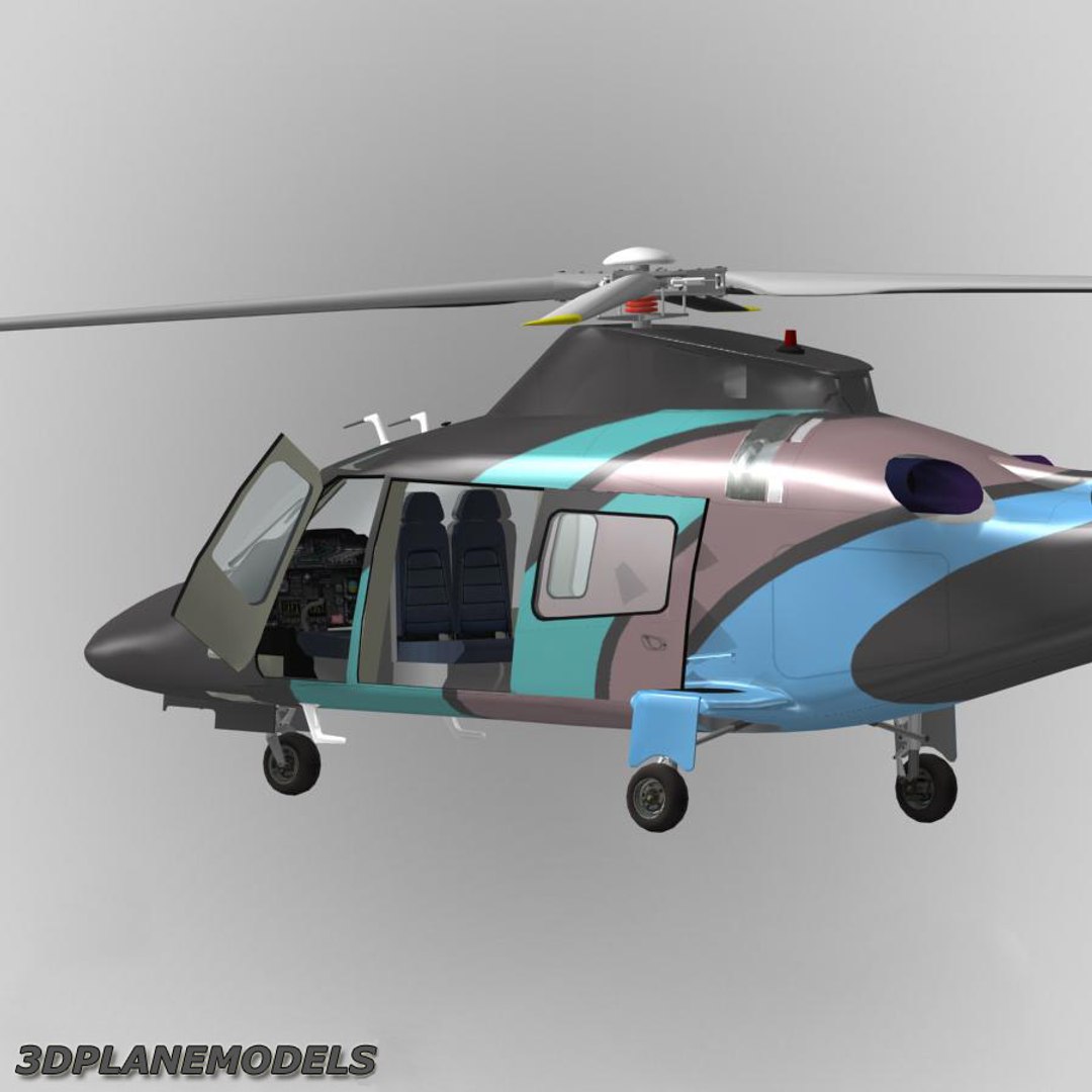 agusta a-109e private livery 3d model