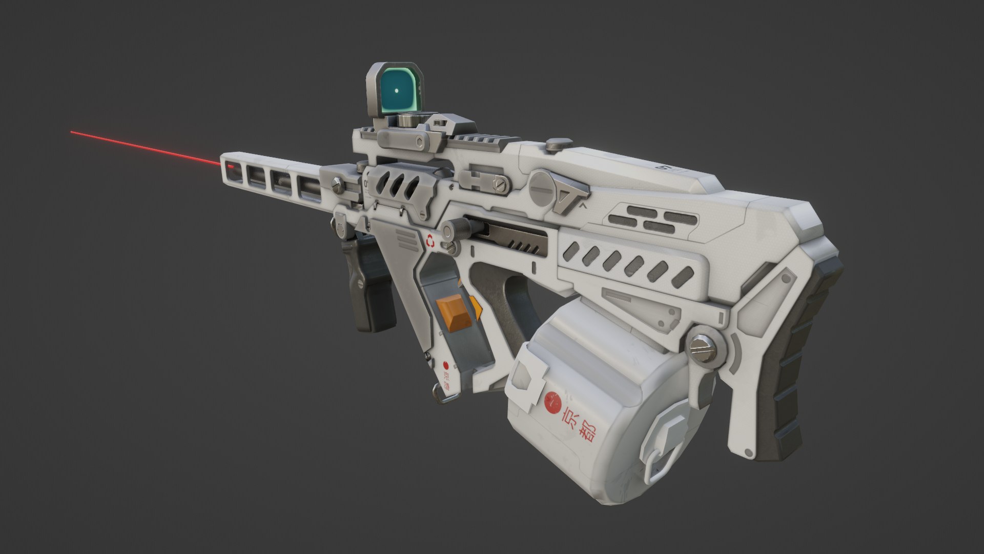 Cyberpunk Machine Gun3D模型 - TurboSquid 2065434