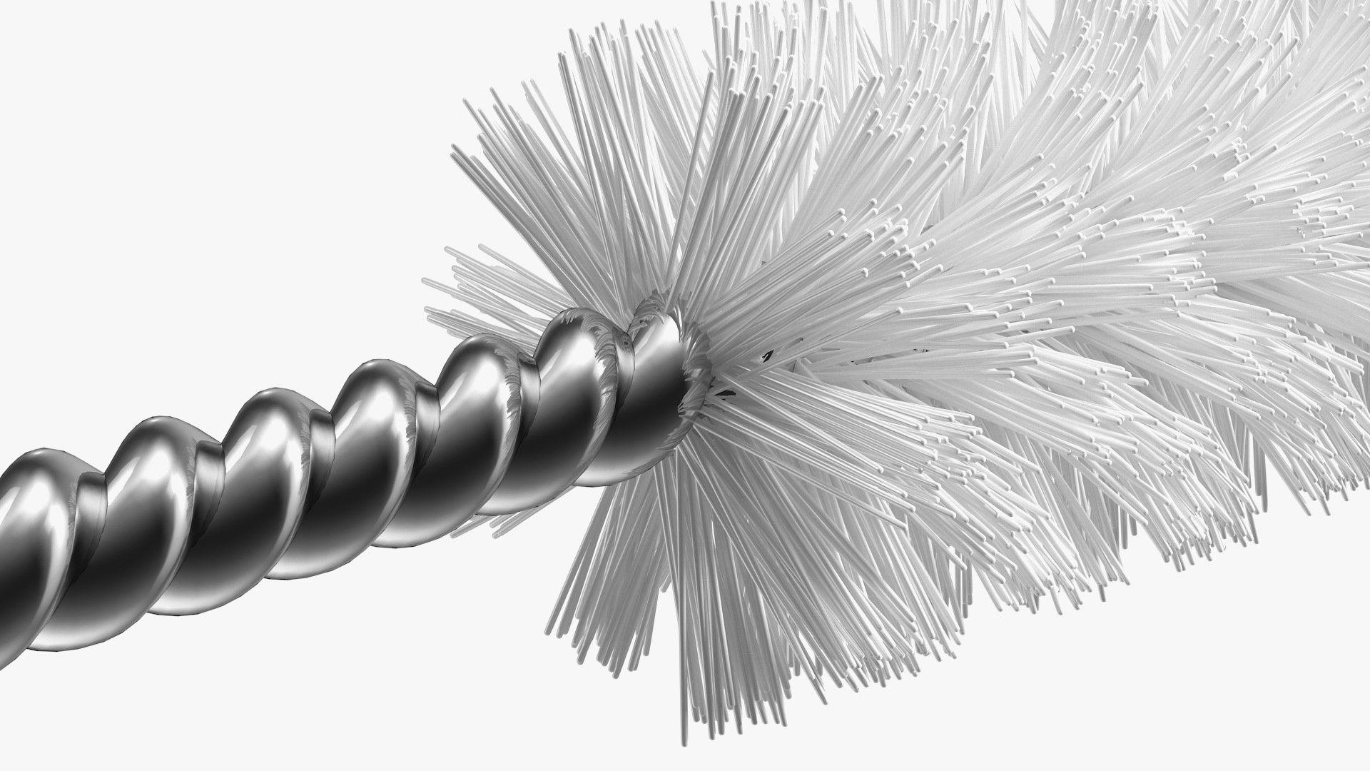 3D Straw Cleaning Brush Model TurboSquid 1673088