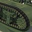 Stuart Light WWII US 탱크 3D 모델 M5A1