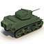 Stuart Light WWII US 탱크 3D 모델 M5A1