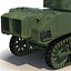 Stuart Light WWII US 탱크 3D 모델 M5A1
