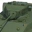 Stuart Light WWII US 탱크 3D 모델 M5A1
