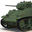 Stuart Light WWII US 탱크 3D 모델 M5A1