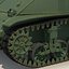 Stuart Light WWII US 탱크 3D 모델 M5A1