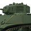 Stuart Light WWII US 탱크 3D 모델 M5A1