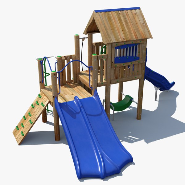 3d model big toys playground