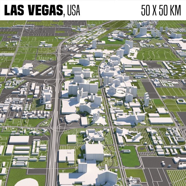 3D buildings houses maps model