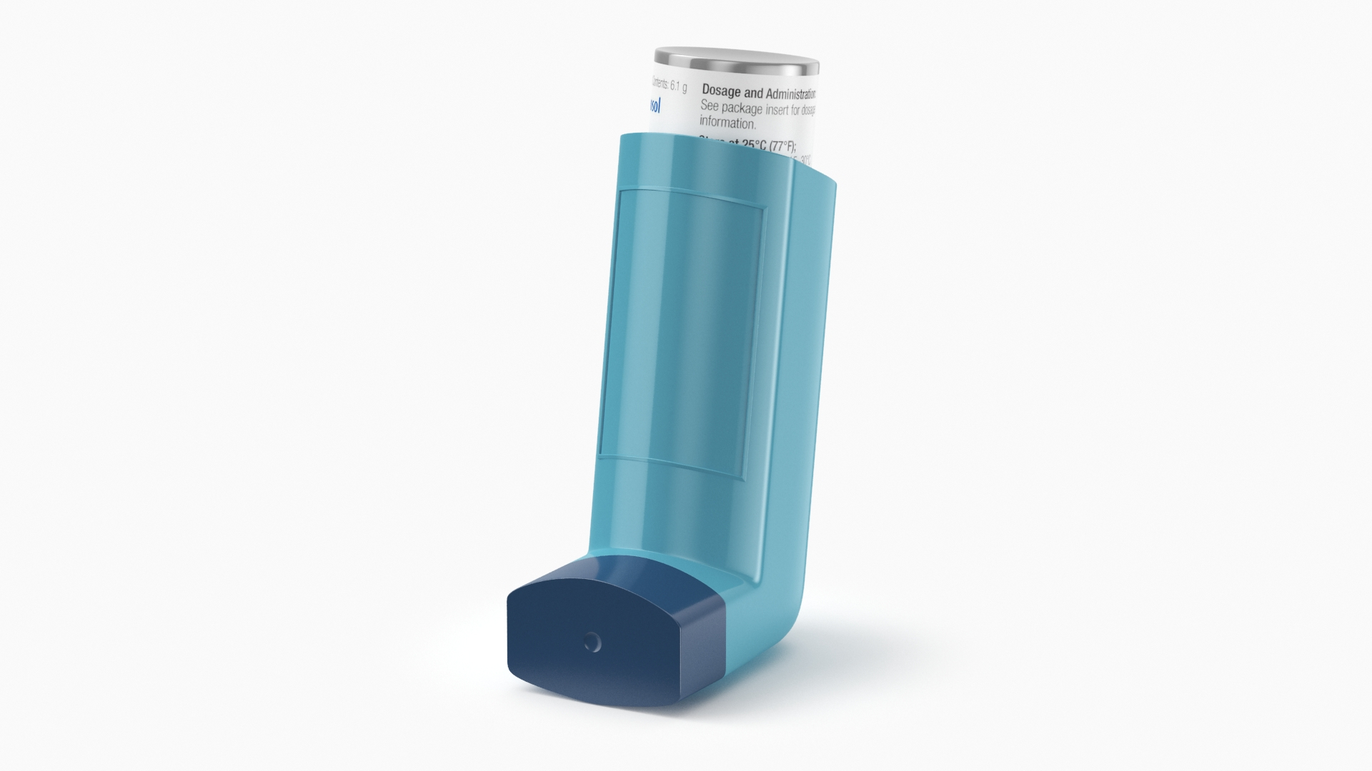 3D Asthma Inhaler 01 Model - TurboSquid 2104262